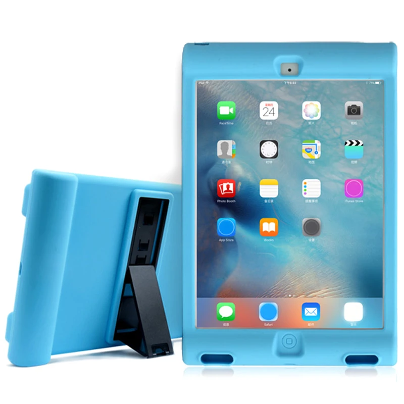 

Case For ipad 2018 Kids Silicone Cute Cartoon Kawaii Shockproof Waterproof Drop resistance Portable Light Weight Protective Case