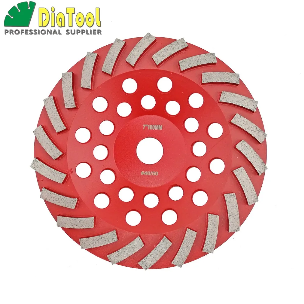 1 pc Diamond Segmented Turbo Grinding Cup Wheel for Concrete and other construction material 4" 4.5" 5" 7" available