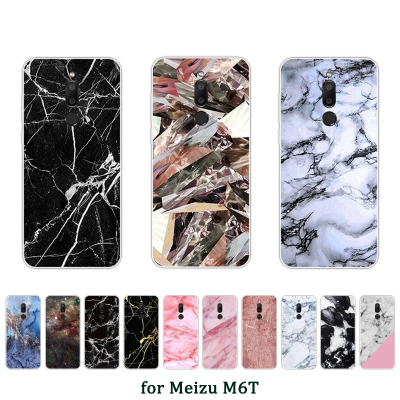 For Meizu M6T Case 5.7 inch TPU Silicone Cover Meilan 6T Phone Funda Coque Soft Clear Fashion Protection Shell |
