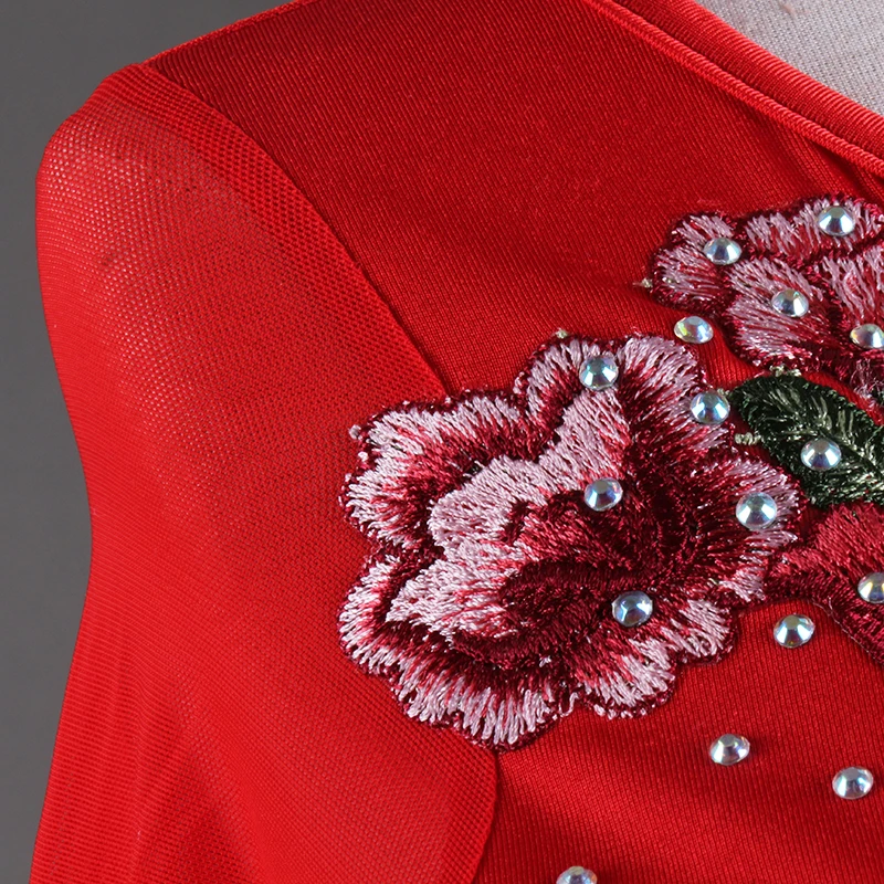 Красный латинский танцевальный костюм спандекс кисточка камни латинское танцевальное платье для женщин латинские танцы Конкурс платья