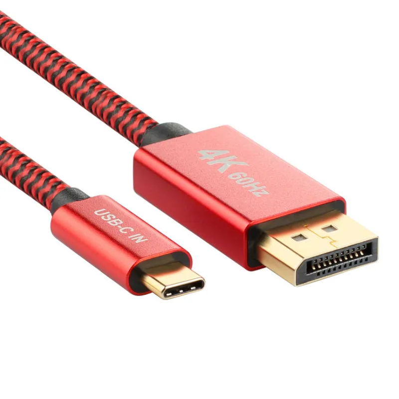Кабель переходник с USB 3 1 типа C на DisplayPort 4K @ 60 Гц DP совместимый MacBook Pro Dell XPS 13/15 Huawei