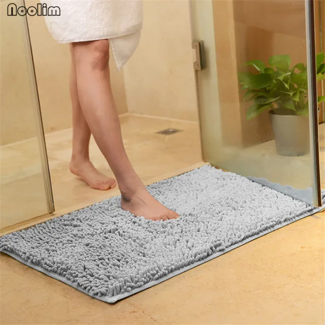 NOOLIM Large Size 60*90cm/70*140cm Cheap Thicken Chenille Bath Mat