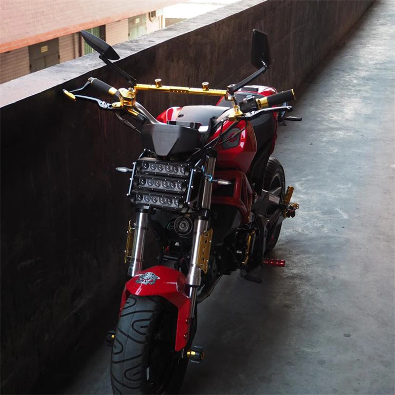 Мотоциклетный Ретро трехуровневый светодиодный налобный светильник s обтекатель налобный светильник для Honda Grom MSX 125SF MSX125 2013