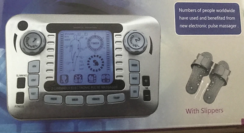Electronic Pulse Massager Tens Ems Machine massager electrical nerve muscle stimulator Acupuncture Fat Burner Pain Relief (3)