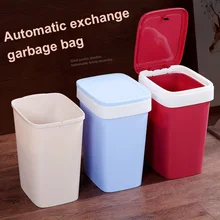 Лидер продаж Удобная Милая Короткая прессованная сумка для мусора Легкая смена мусорная корзина с крышкой для Дом Офис Кухня HY99 OC06