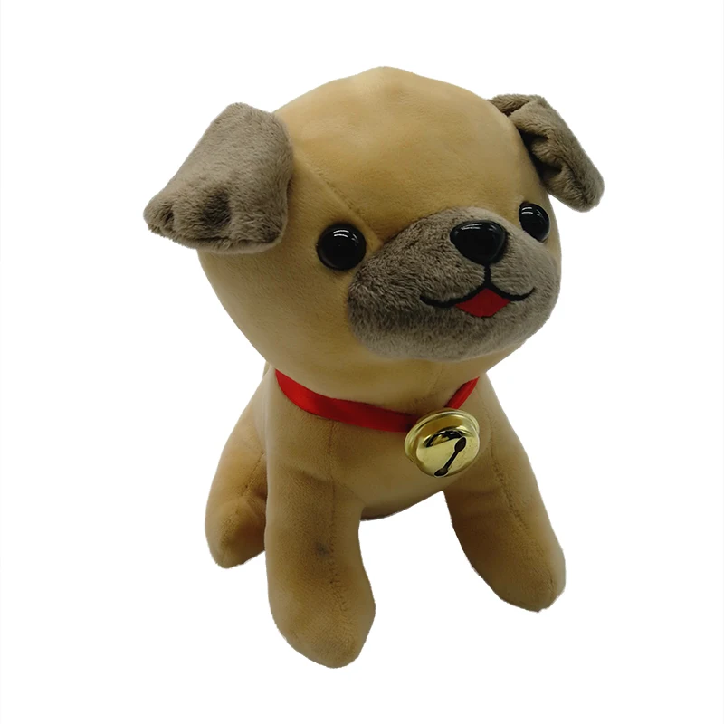 Cute Lovely Dog Plush Toys with Bell Stuffed Animals Dolls Soft Plush Kids Toys for Children