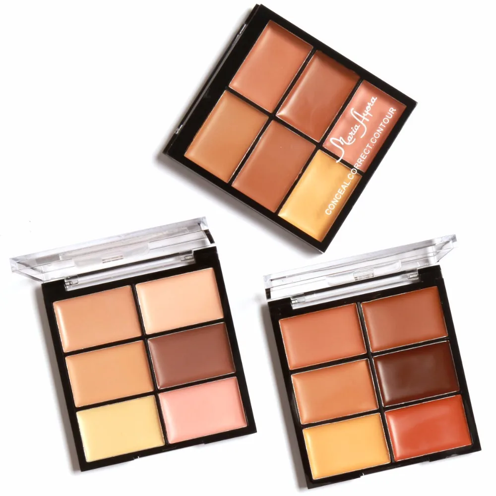 Concealer Palette Makeup Contour Face Primer Pores Invisible Dark Skin