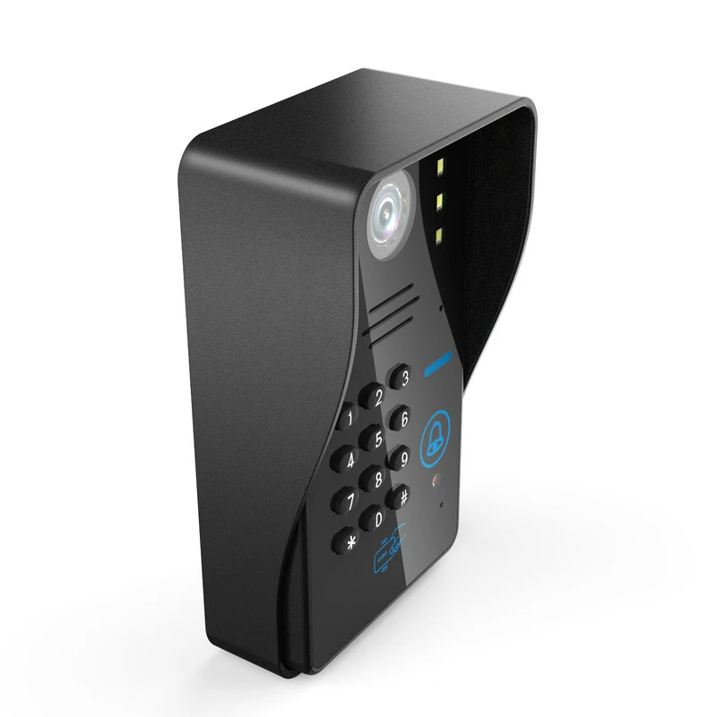 Беспроводной wifi RFID пароль видео дверной телефон домофон система дверной звонок+ система контроля доступа+ без электрического удара дверной замок
