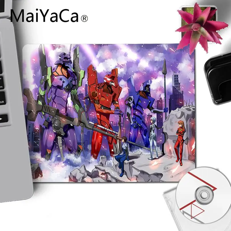 MaiYaCa Evangelion Anime1 Удобный маленький коврик для мыши игровой коврик для мыши Гладкий блокнот для письма настольные компьютеры мат игровой коврик для мыши - Цвет: No Lock Edge25x29cm