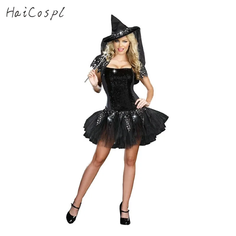 Diamonds Witch Costume For Adult Women Halloween Carnival In Sexy Uniform High Quality Fancy