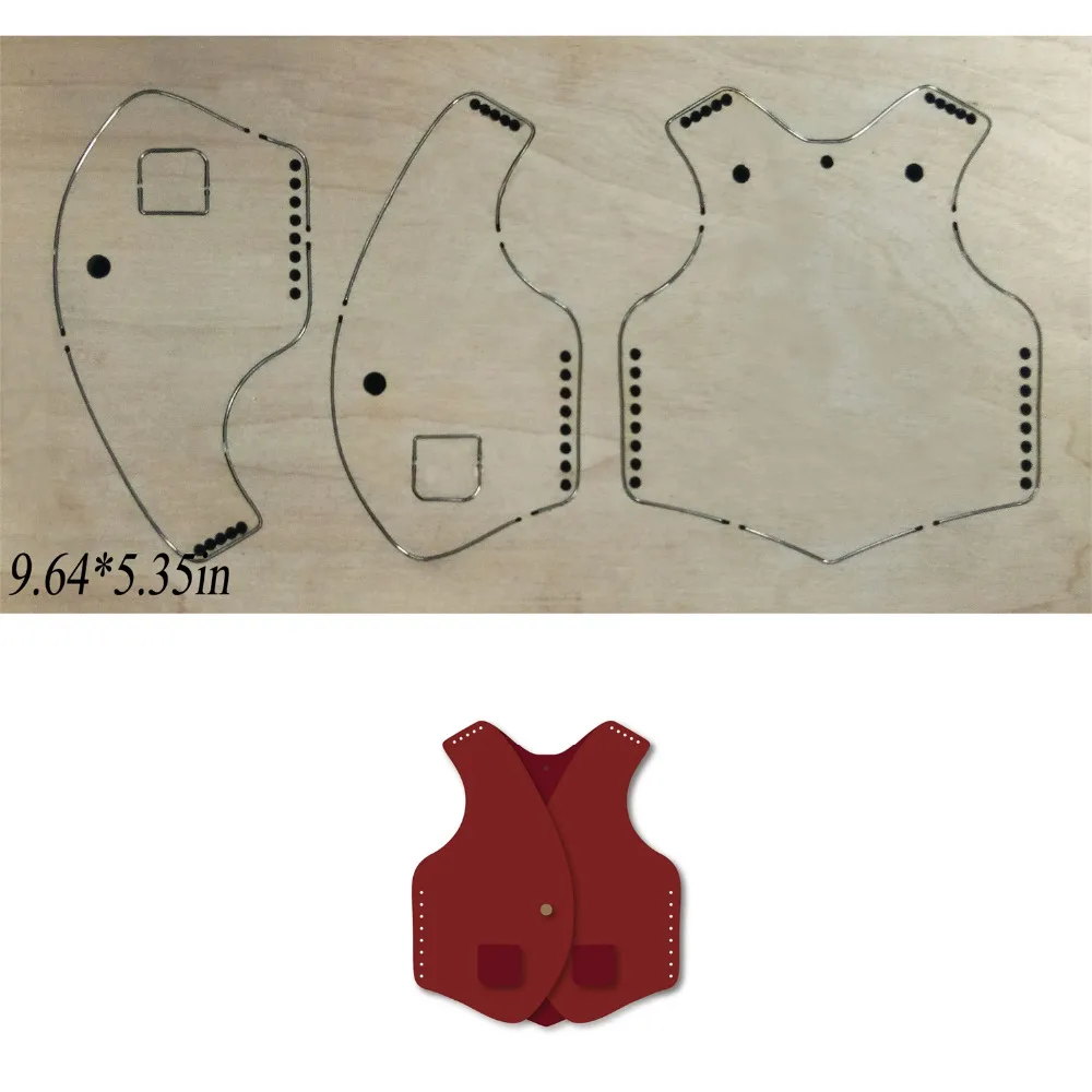 

Swovo Marquee Pocket Die Cut/waterdrop leather die cut/Cutting Mold for Leather/ Leather Cutting Die/teel Punch - leather crafts