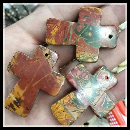 

nature gem stone cross shape charms pendants new semi precious stone new arrivals