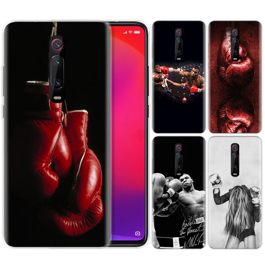 

Silicone Case for Xiaomi Redmi K20 Pro K20Pro Note 5 6 7 7A 6A Mi A2 A1 8 Lite 9 S2 Pocophone F1 Fight Boxing aesthetic Girl