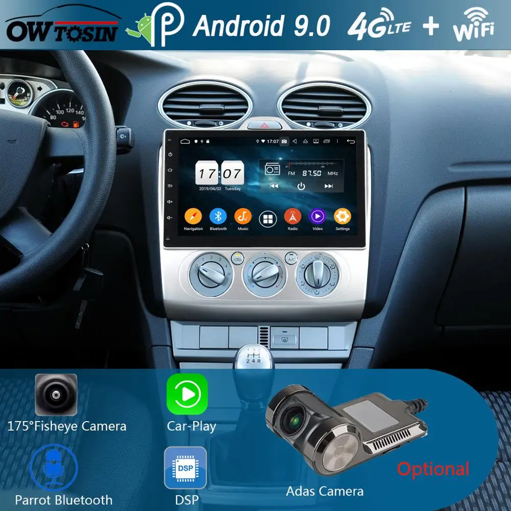 Cheap Android 9.0 8 Core 9"IPS 4G RAM+64G ROM Car DVD Radio Player GPS For Ford Focus 2007 2008 2009 2010 2011 DSP CarPlay Parrot BT 1 Cheap Android 9.0 8 Core 9"IPS 4G RAM+64G ROM Car DVD Radio Player GPS For Ford Focus 2007 2008 2009 2010 2011 DSP CarPlay Parrot BT 1