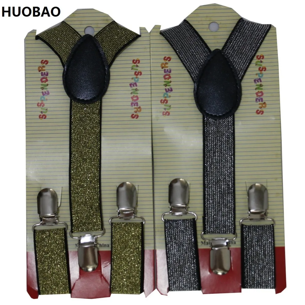 

HUOBAO 2017 New Cute Kids Toddle Clip On Adjustable Bright color Braces Suspenders For Boys Girls