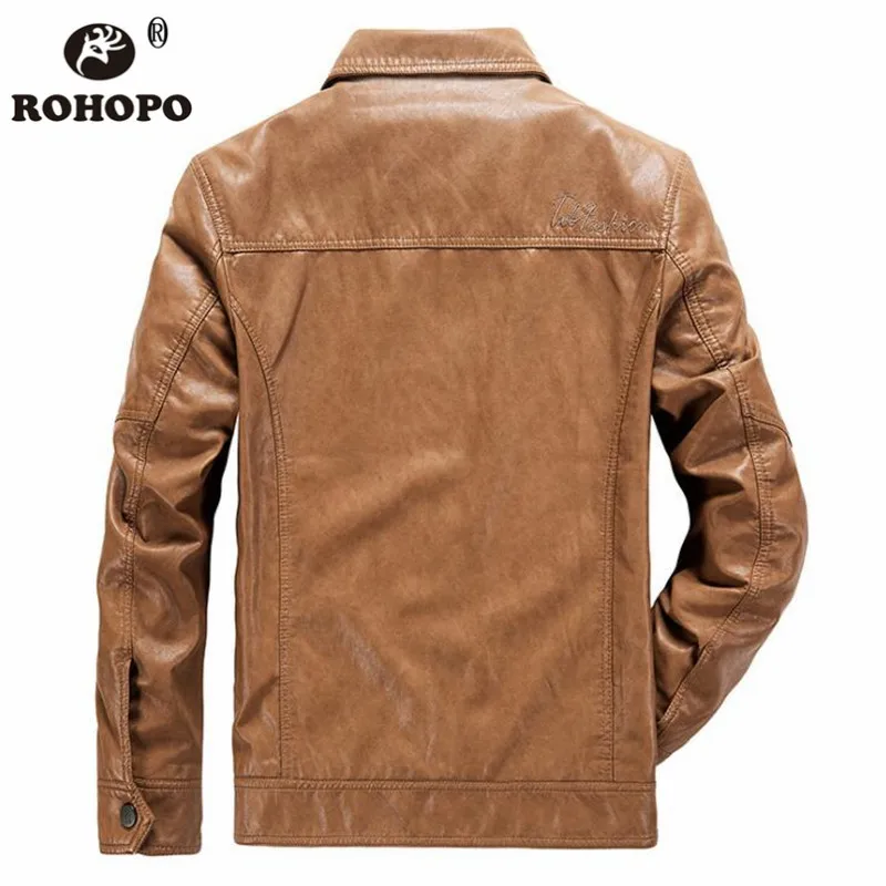 Leather Casual Jacket Men Autumn Summer Male Leather PU Outwear Winter Leisure Jackets Classical Design Korean Vintage COAT