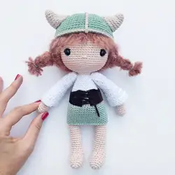 Вязаные игрушки amigurumi погремушка ручной работы кукла Номер модели SY130