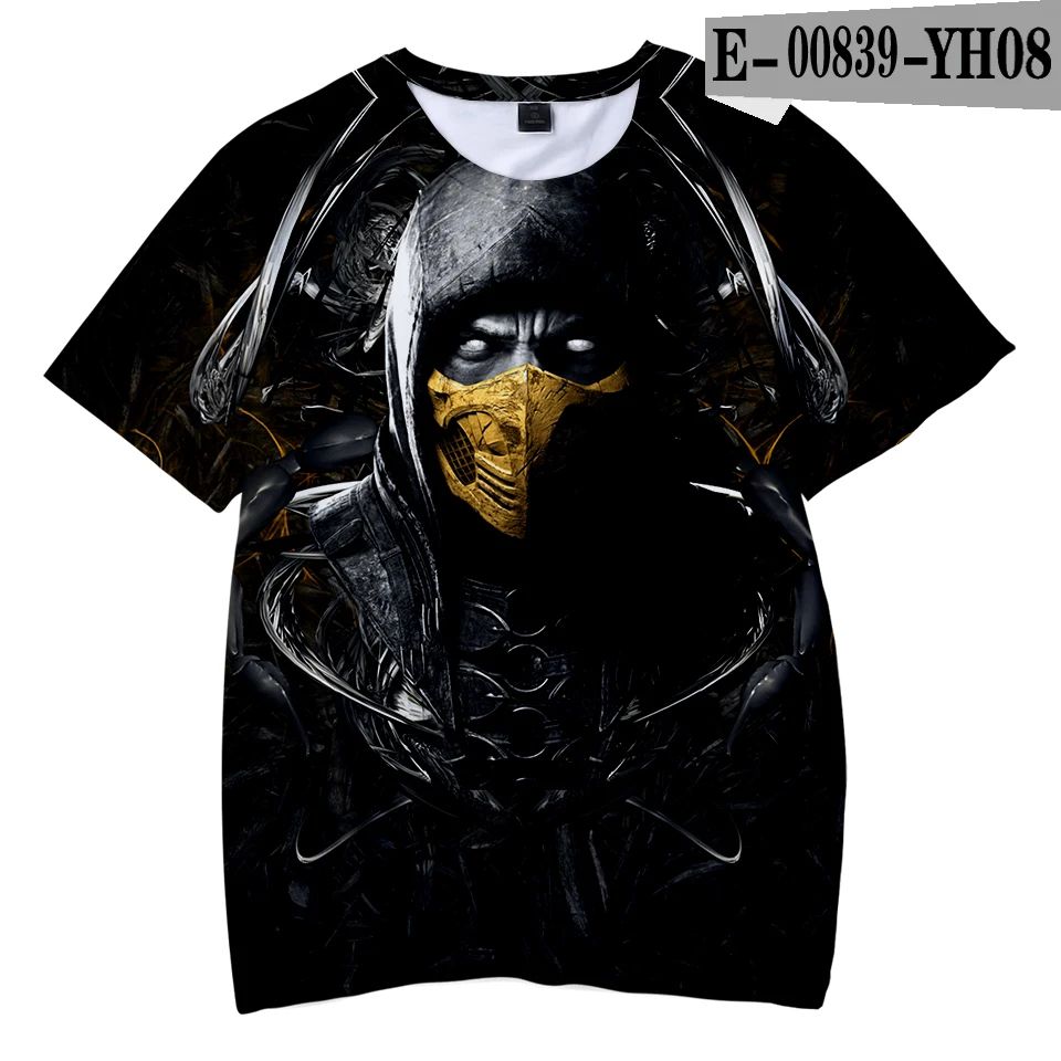 Children's t-shirt Mortal Kombat 11 t shirt 3d Games Print Tee Shirt wear Fashion Cool and comfortable tshirt for the kids - Цвет: 3D