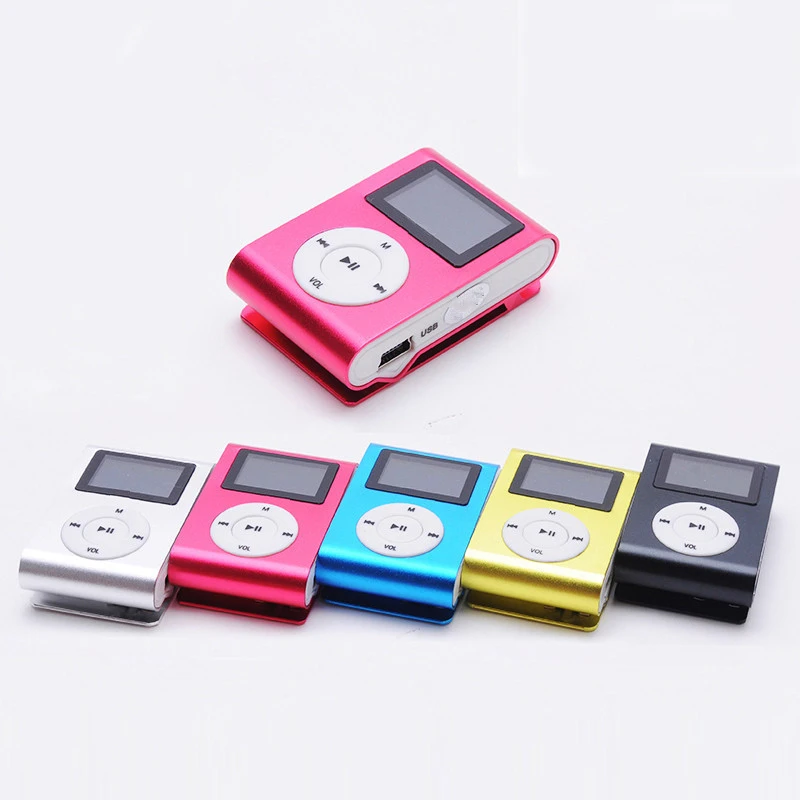 ACLDFH MP3 Player MP 3 mini lettore lcd screen speler music clip reproductor kids sport led mp3 players aux usb digital audio