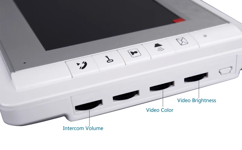 Бесплатная доставка проводной 7 "цветной экран монитор видео домофон система наружная RFID дверная камера + Электрический механический замок