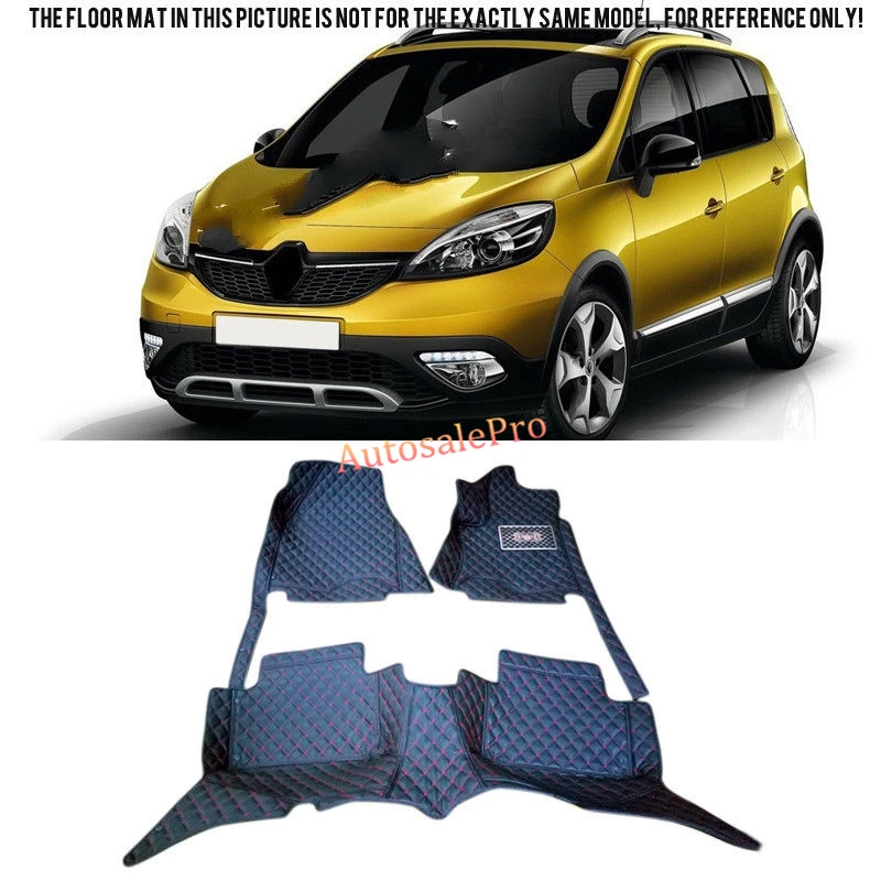 

Right & Left Hand Drive Interior front rear Floor Mat carpets Pad cover For Renault Scenic III 2010 2011 2012 2013 2014 2015