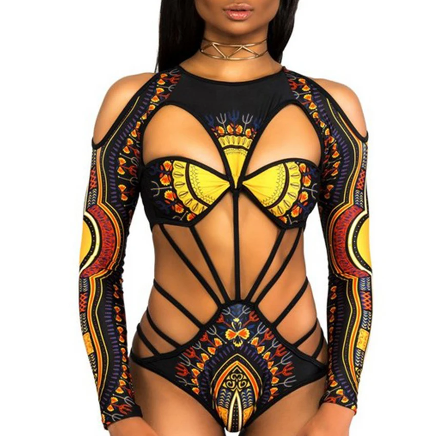 

Women's One Piece Hole print micro crop padded Beachwear Swim Wear Swimsuit Bath Bathing Bodysuits Body Suits Swimwears 2018