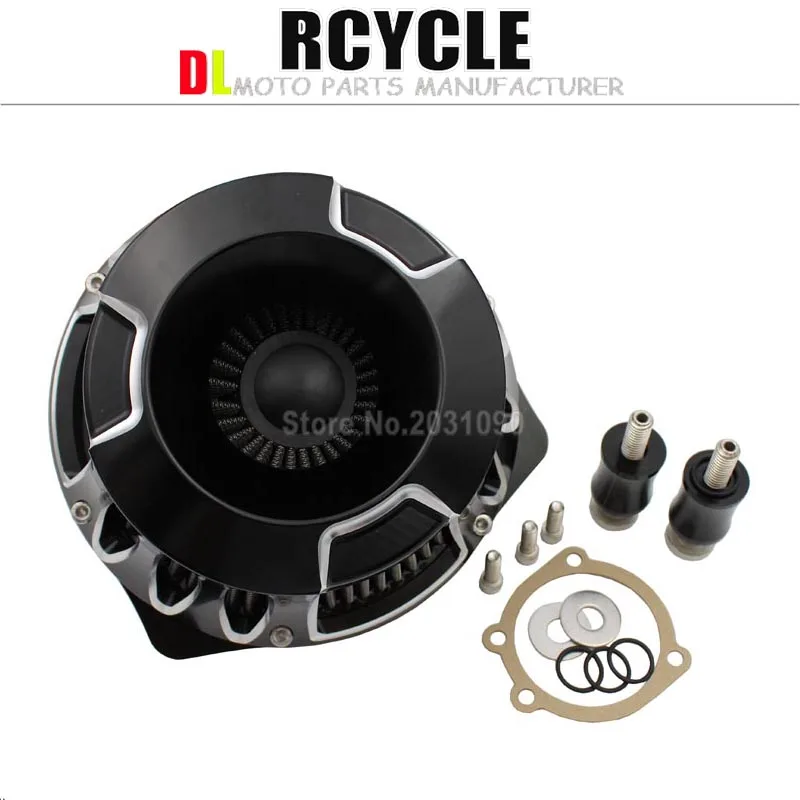 CNC мотоцикл ремесла воздухоочиститель Впускной фильтр для Harley Softail CV Carb Sportster Touring Dyna туристическая модель на заказ