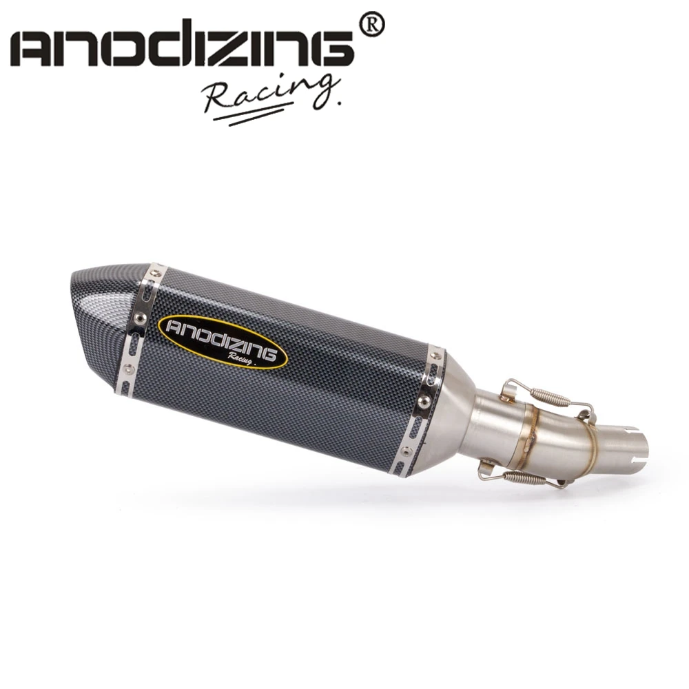 

Motorcycle Slip-On Middle Pipe Link Muffler Pipe Exhaust System Slip On For KAWASAKI NINJA 250SL Z50SL 2015-17 NINJA250SL