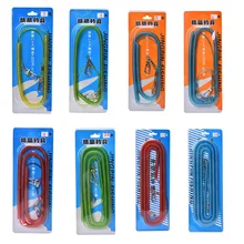 Gmarty 1 шт. 3/4/5/6 м свернутая кольцом рыба пропустил веревку рыбы Полюс штока протектор вставку внутрь эластичного ремешка линии Рыболовные снасти инструмент для предотвращения сброса стержня потерять