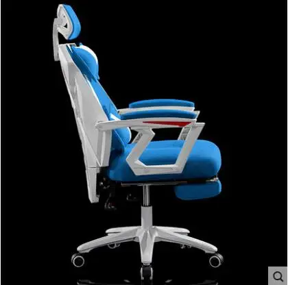 Домашний офисный стул сетчатый тканевый стул может лежать вращающееся кресло босс кресло для обеда кресло для игры электрическое гоночное кресло - Цвет: 5