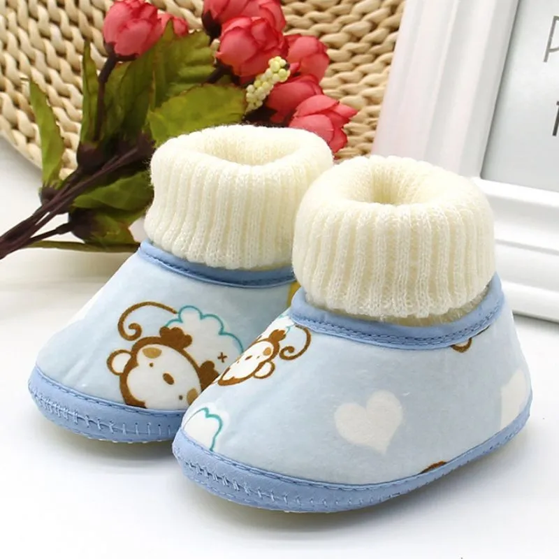 Детская обувь кроше вязаный флисовый сапоги для маленьких девочек и мальчиков; шерстяная зимняя обувь; Зимние ботиночки для младенцев