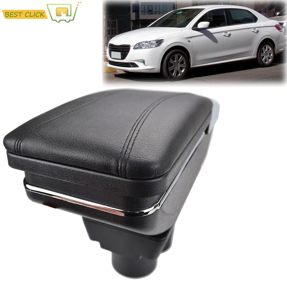 

Arm Rest Rotatable For Peugeot 301 C-Elysee Armrest Center Centre Console Storage Box