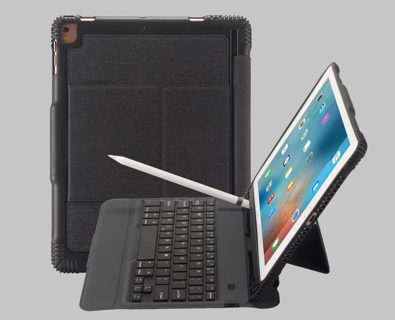 Тонкий съемный русский/Иврит/испанский Беспроводной Bluetooth клавиатура кожаный чехол принципиально чехол для Apple iPad Pro 10,5 10," Tablet