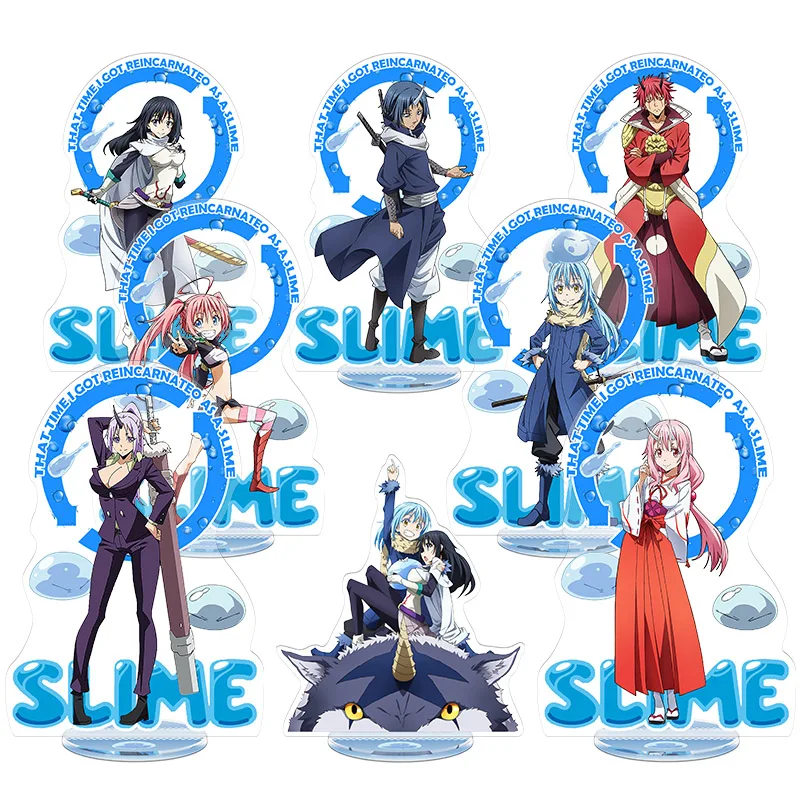 

Anime That Time I Got Reincarnated as a Slime Rimuru Acrylic Stand Figure Tensei shitara Slime Datta Ken Model Plate Holder Gift