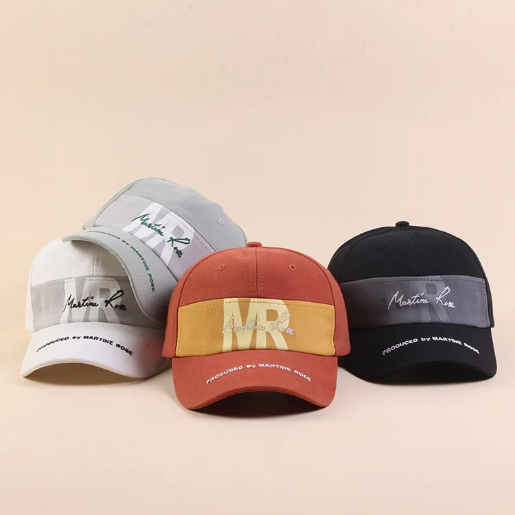 

New Pattern Letter Embroidery Baseball Hat New Style Cap Letter Embroidery Cap Contrast Baseball Cap Printing Unisex Casual Hats