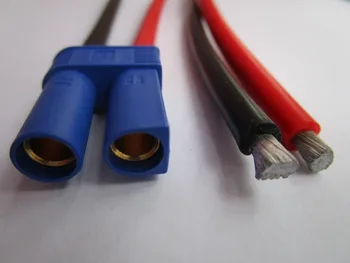 

20 pcs EC5 Female Jack Connector Cable 10AWG 30cm