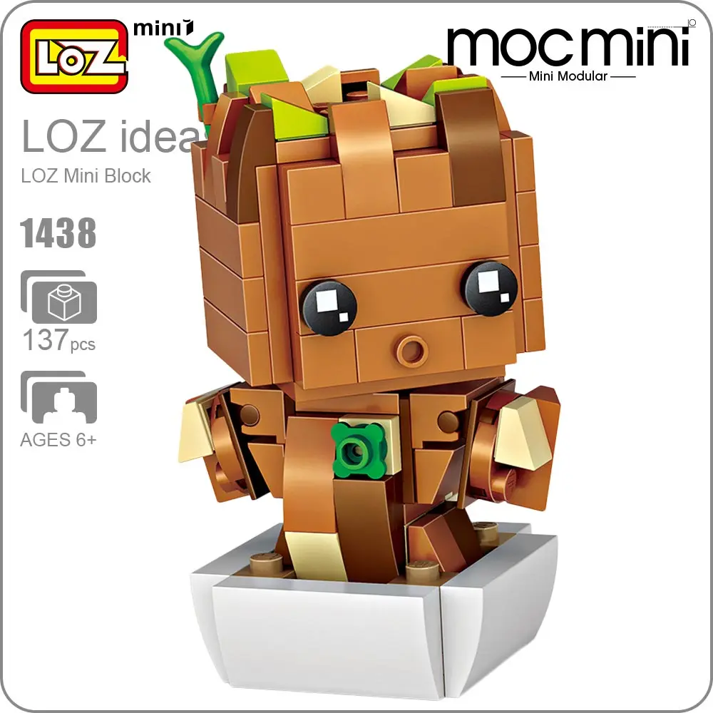 LOZ Building Blocks Baby Tree font b Figure b font Mini Block Hero font b Toys