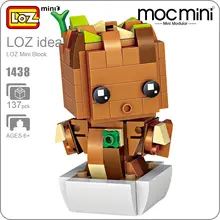 LOZ Blocos de Construção Do Bebê Figura Árvore Mini Bloco Herói Brinquedos Hobbies Figuras de Ação de Super-heróis Estatueta Brinquedos De Plástico de Montagem 1438