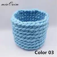 Honey Pot Nest Basket Newborn Photography Props Baby Photo Blanket Basket Knitting Braid Stuffer Eggshell Shape Knitted Baskets