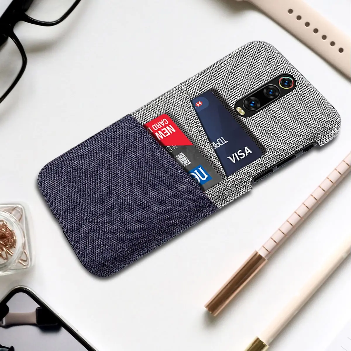 

for Xiaomi Redmi K20 Pro Case Slim Fit Hard PC Anti-Scratch Fabric Shockproof Matte Cloth Cover Redmi K20 K 20 Pro Case Luxury