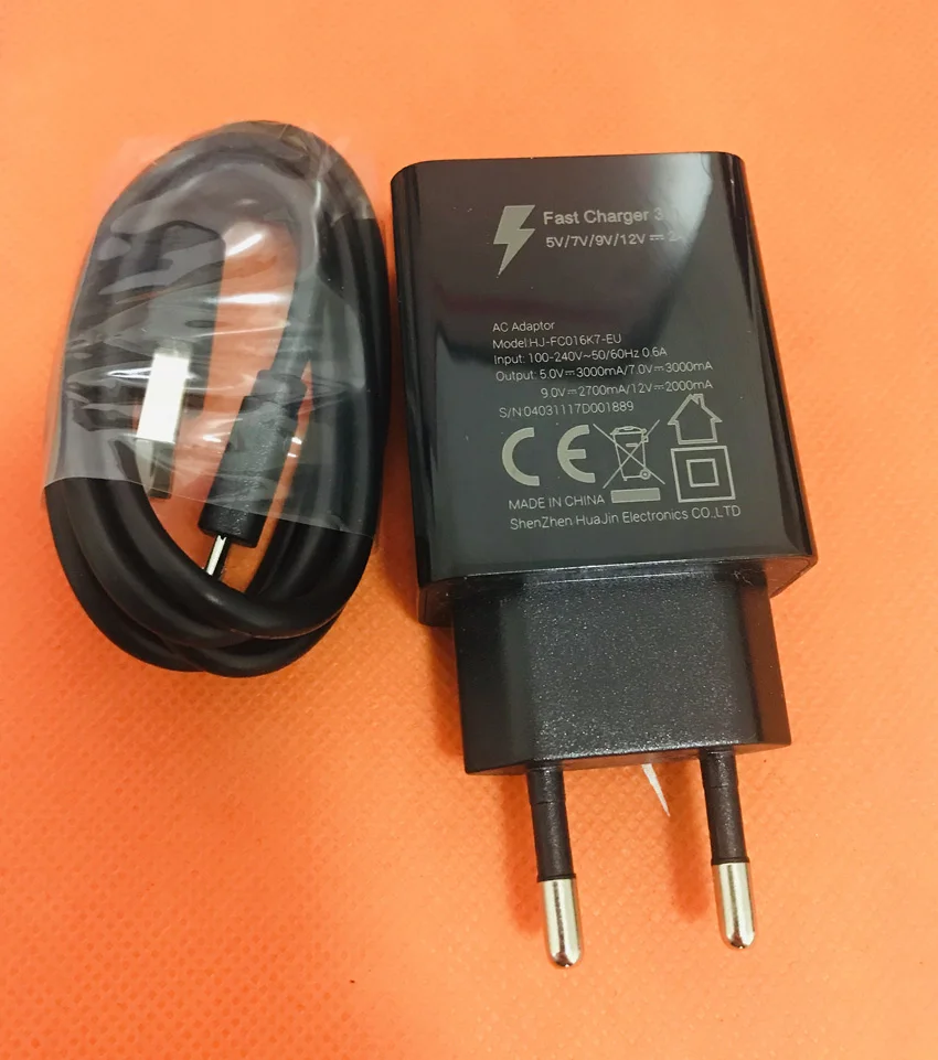 

Original USB Charger Plug + Cable for DOOGEE BL7000 MTK6750T Octa-Core 5.5'' FHD Free Shipping