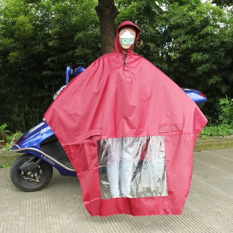 Водонепроницаемый плащ-дождевик для мотоцикла и скутера, ветронепроницаемый дождевик из ПВХ, дождевик для мотоциклиста