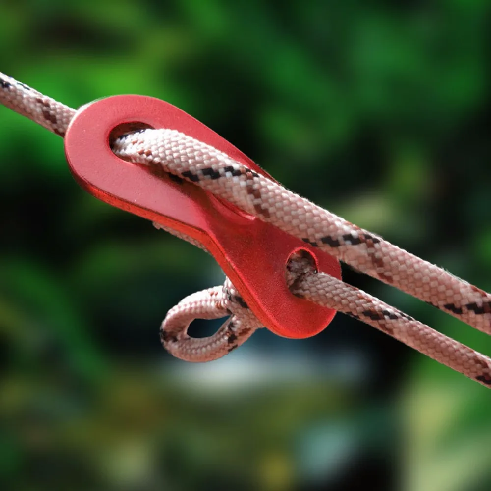 20pcs Tent Rope Buckle Aluminum Alloy Outdoor Tent Wind Stopper