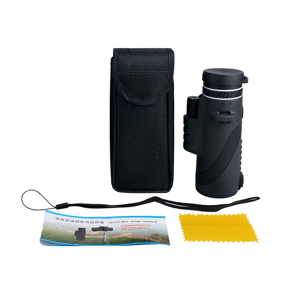 

Monocular Telescope 40x60 High Power BAK4 Prism Waterproof with Tripod Camera