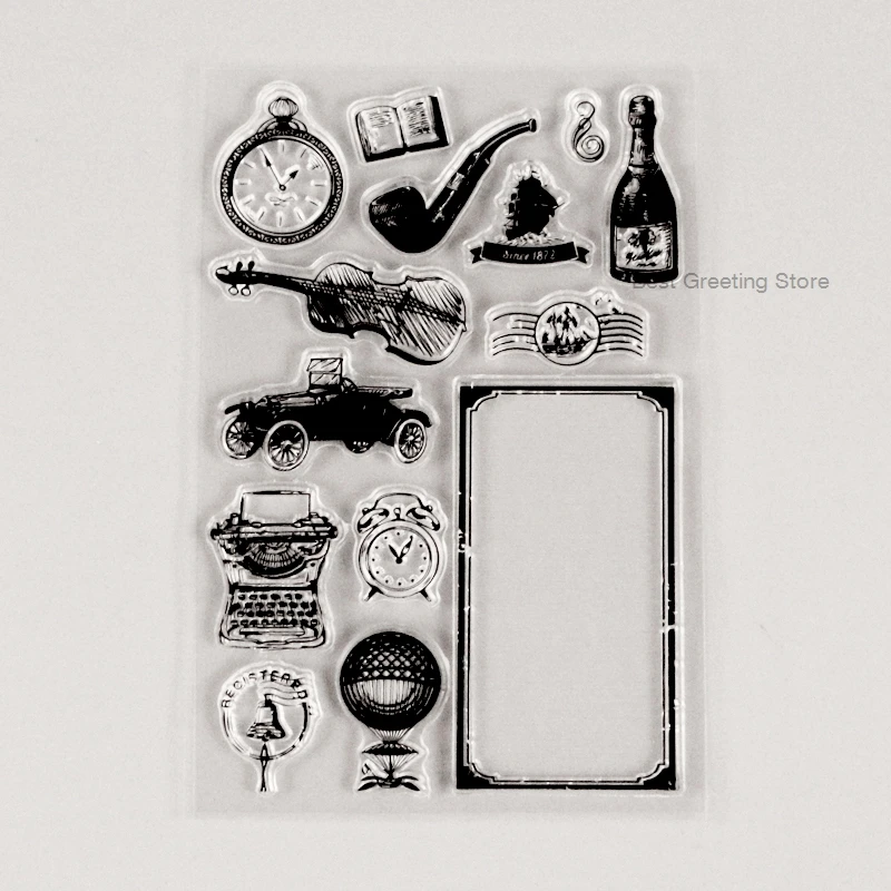 

vintage stuff stamps for scrapbooking,diy card making stamps paper crafting stamps