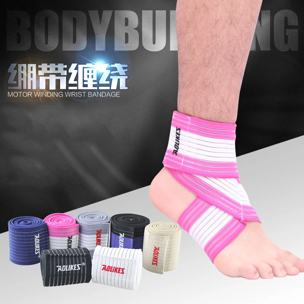 Ankle Bandage Sports Kinesiology Elastic Tape Compression Ankle Support