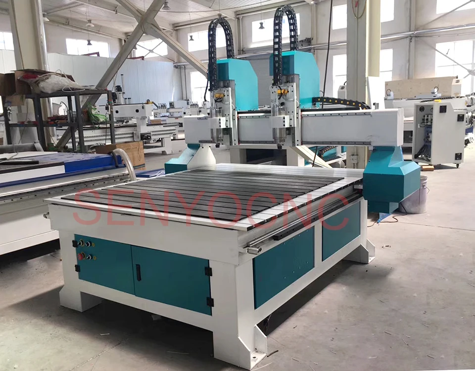 Дерево/камень хорошая цена 2 головки Cnc маршрутизатор машина для pcb гранит/Cnc
