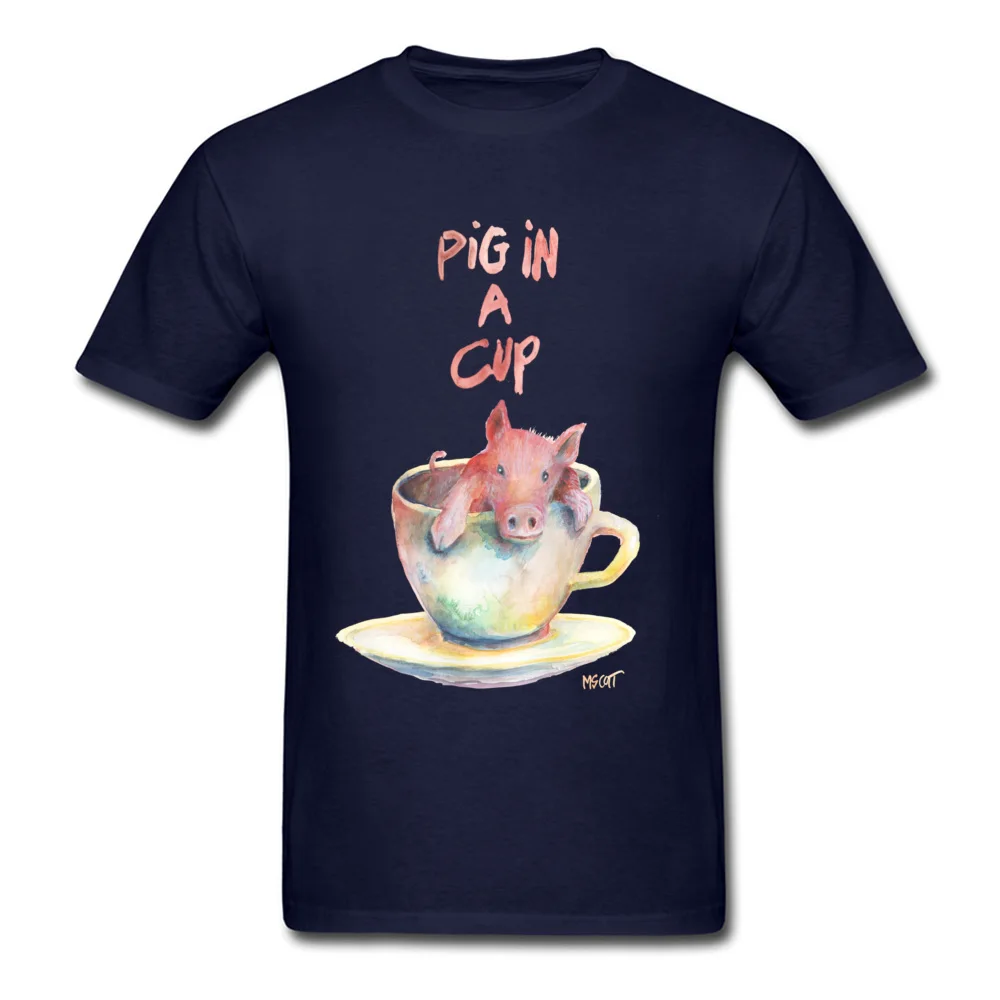 Pig in a Cup by Michelle Scott_navy