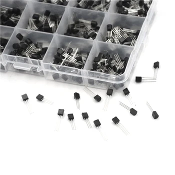 

15 Value x 40 Transistors Assortment Electronic Transistor 600Pcs TO-92 Kit DIY Tool Parts