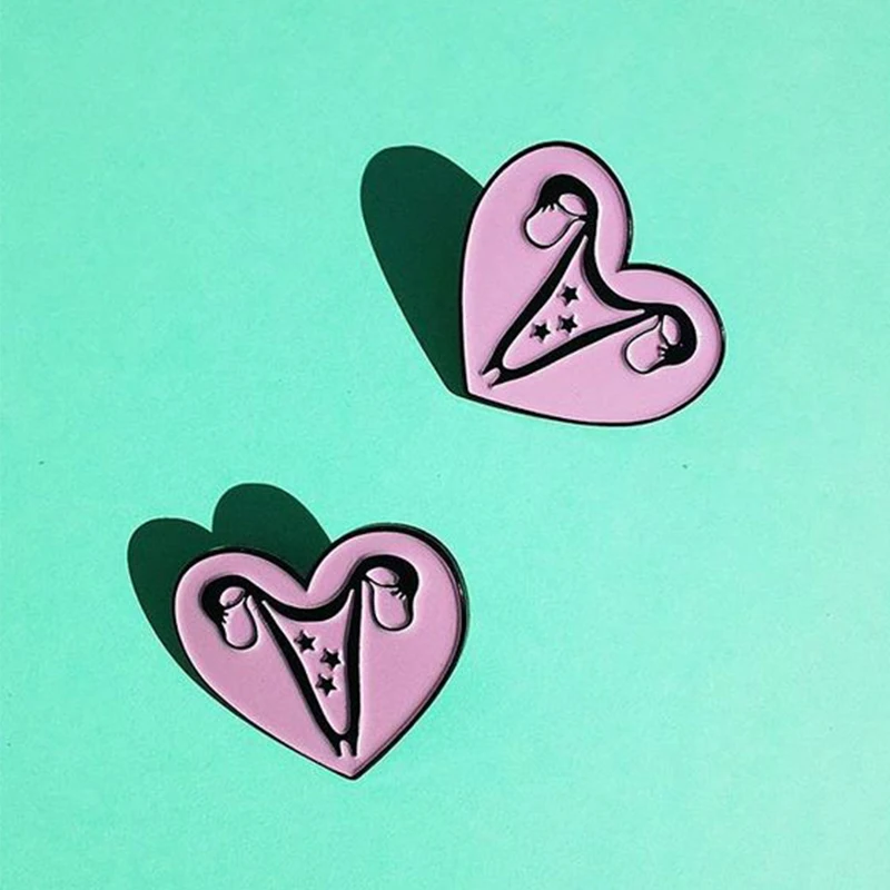 

brooches for women Grow A Pair Feminist Pins